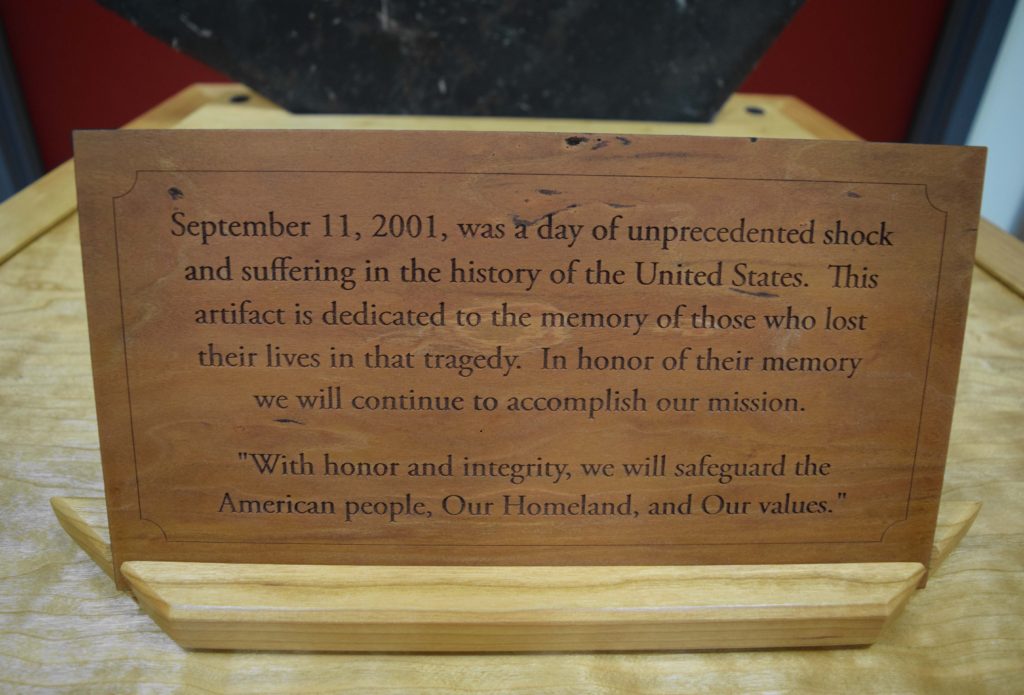 Engraved plaque