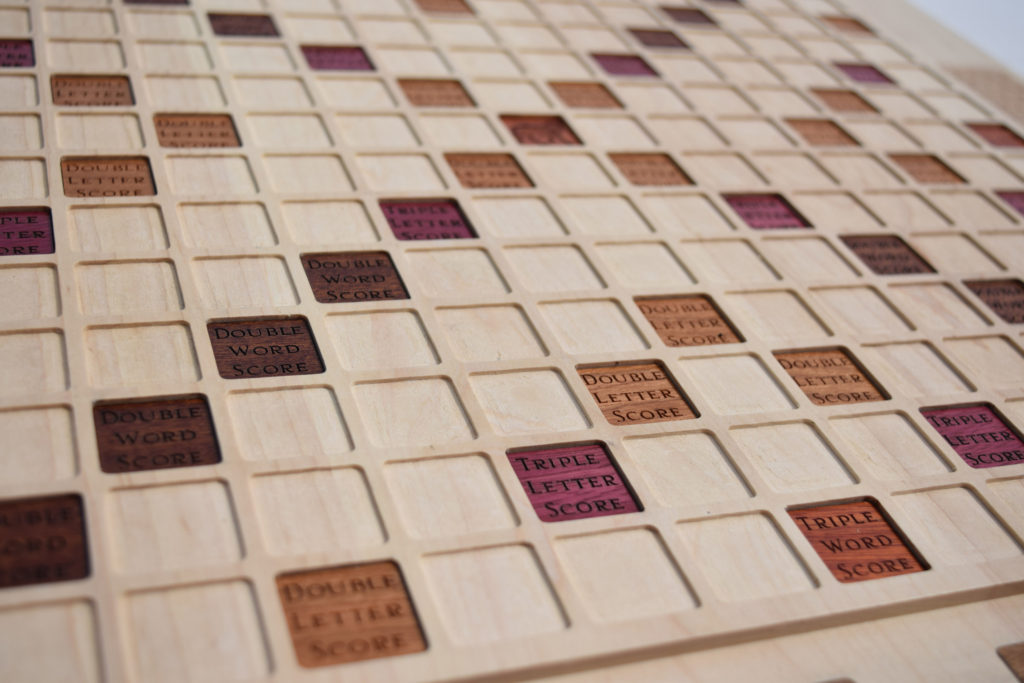 Scrabble Set, board